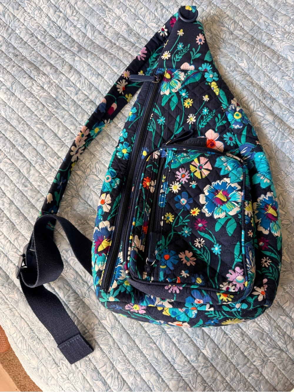 Vera Bradley Moonlight Garden Sling Bag Backpack